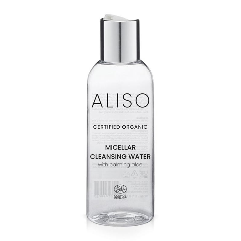 ALISO Micellar Cleansing Water with Calming Aloe | vegan cleanser | makeup remover | Fragrance free | hyaluronic acid
