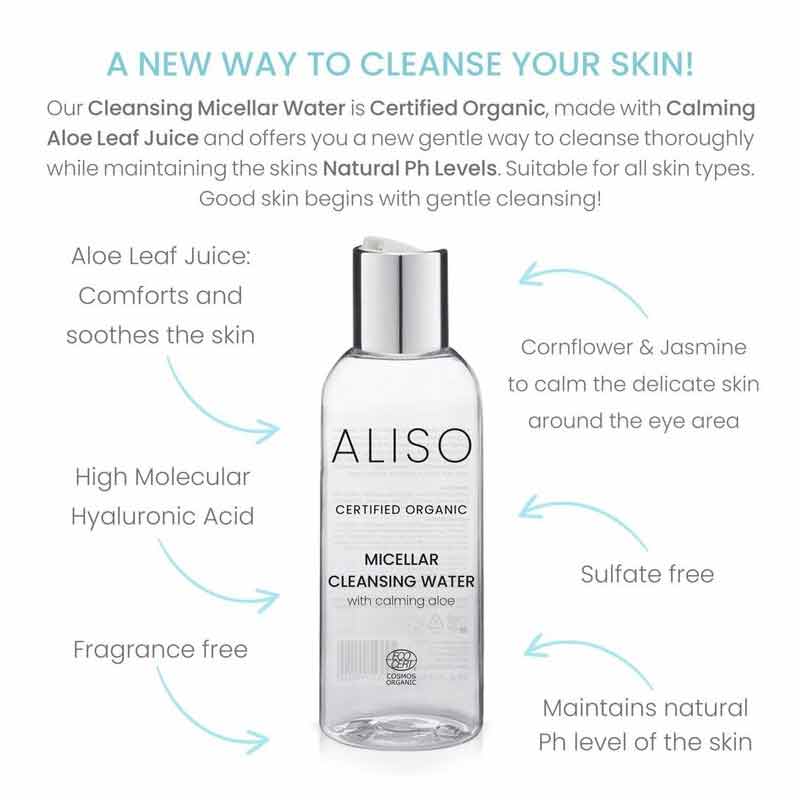 ALISO Micellar Cleansing Water with Calming Aloe | benefits
