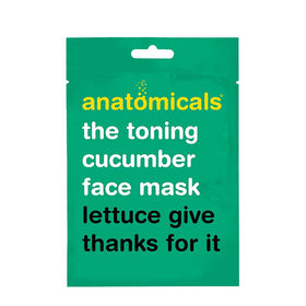 Anatomicals The Toning Cucumber Face Mask Lettuce Give Thanks For It | hydrating face mask
