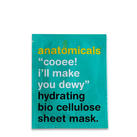 Anatomicals "Cooee! I'll Make You Dewy" Hydrating Bio Cellulose Sheet Mask | dry skin face mask | dehydrated skin facial at home