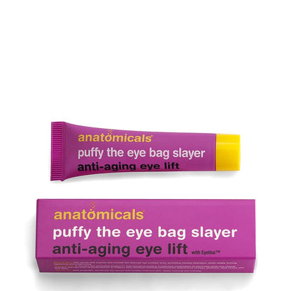 Anatomicals Puffy The Eyebag Slayer 3 Pack - Mask, Patches & Serum | aging skin | puffy skin