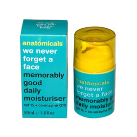 Anatomicals We Never Forget a Face Memorably Good Daily Face Moisturiser | Face sunscreen
