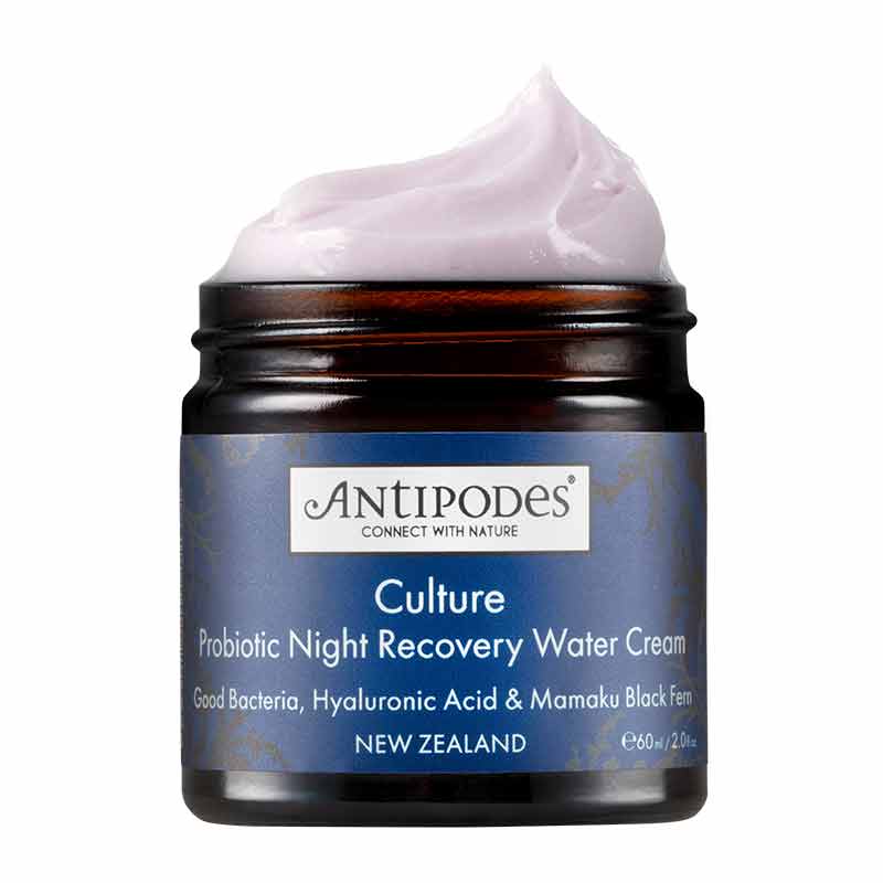 Antipodes Culture Probiotic Night Recovery Water Cream | dehydrated skin overnight treatment