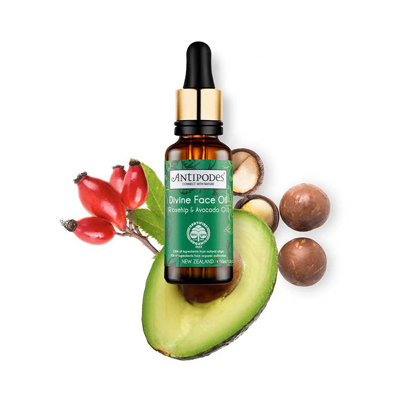 Antipodes Divine Face Oil Avocado Oil and Rosehip | anti scars | anti aging serum | blemishes treatment 