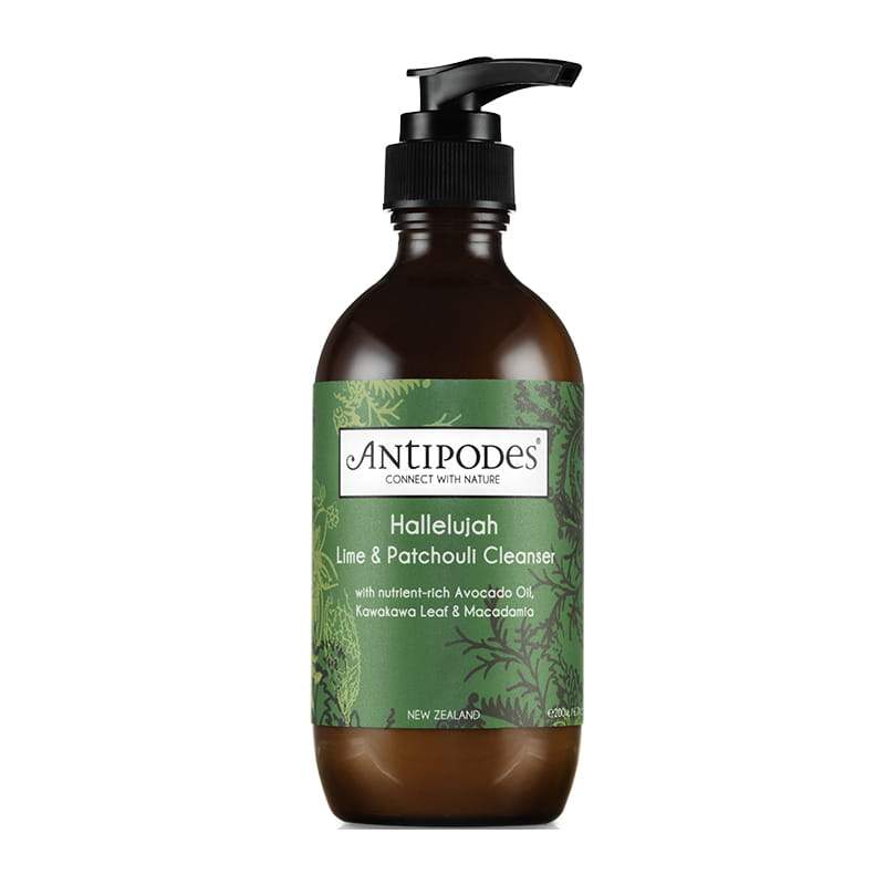 Antipodes Hallelujah Lime & Patchouli Cleanser | vegan | anti blemishes face wash