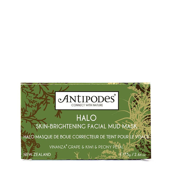 Antipodes Halo Skin-Brightening Facial Mud Mask | skin redness | pigmentation treatment | hydrating face mask