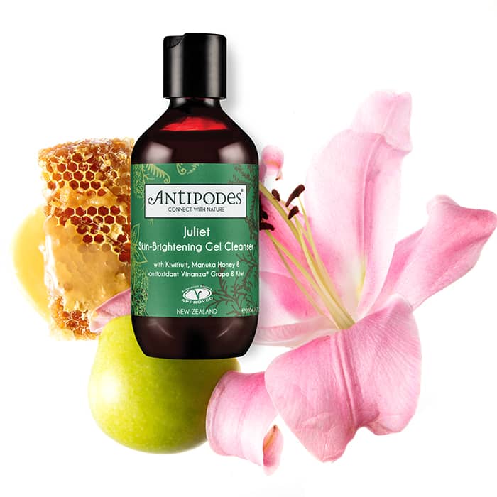 Antipodes Juliet Skin-Brightening Gel Cleanser | exfoliator | honey face wash | skin with blemishes | pigmentation