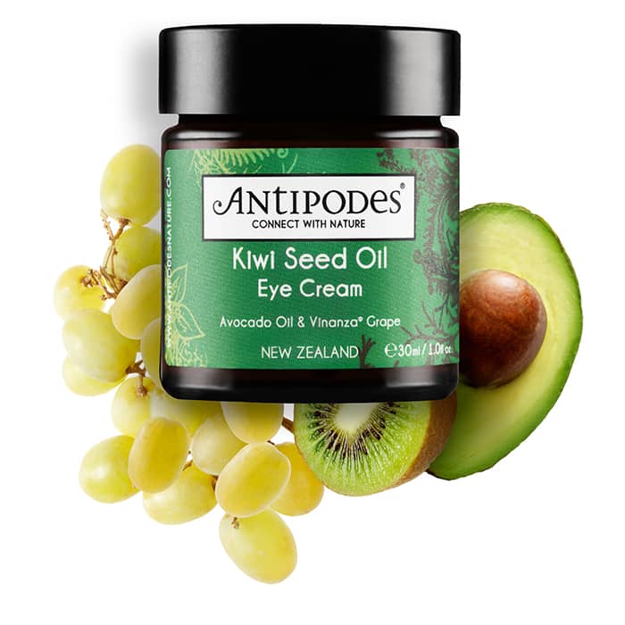 Antipodes Kiwi Seed Oil Eye Cream | eye skin moisturiser | anti aging | pigmentation around eyes