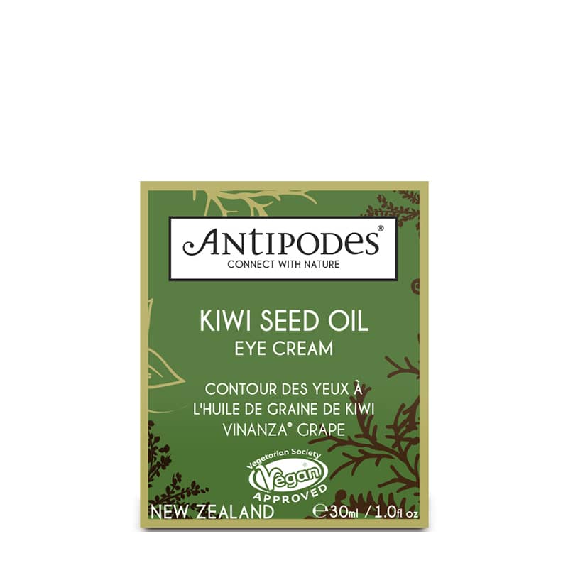 Antipodes Kiwi Seed Oil Eye Cream | eye skin moisturiser | anti aging | pigmentation around eyes