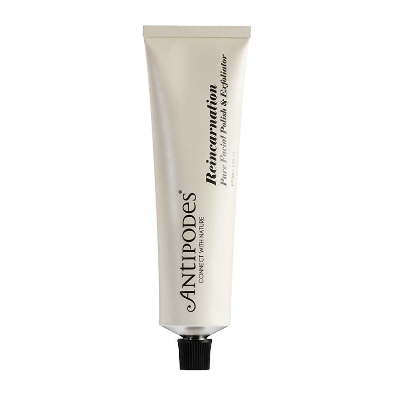 Antipodes Reincarnation Pure Facial Exfoliator | jojoba beads | calendula oil | very dry skin exfoliator