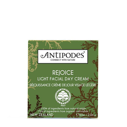 Antipodes Rejoice Light Facial Day Cream | anti wrinkle face cream