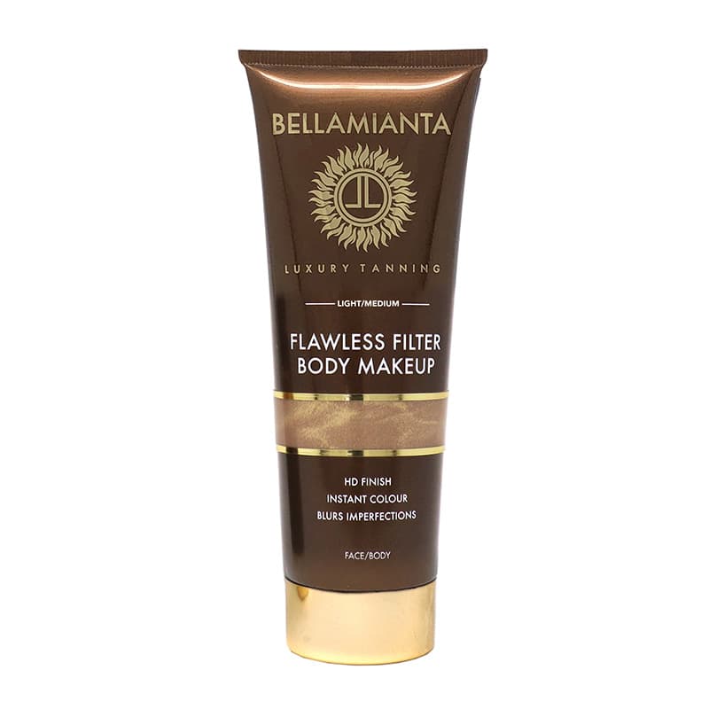 Bellamianta Flawless Filter Body Makeup | body bronzer | skin perfecting lotion
