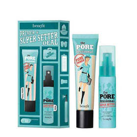 Benefit Primer & Super Setter Deal | Pore Primer | Setting Mist | Minimise pores and shine