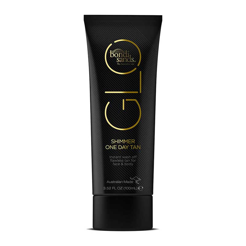 ﻿Bondi Sands GLO Shimmer One Day Tan | illuminating self tan | washable self tanning cream
