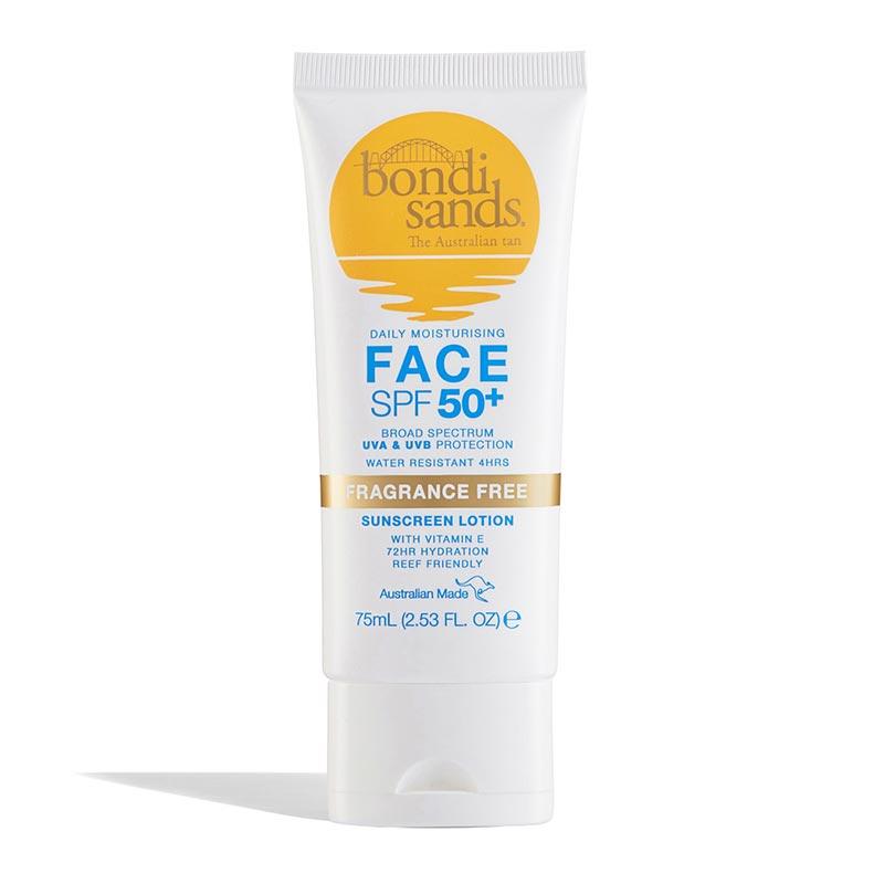 Bondi Sands SPF 50+ Face Sunscreen Fragrance Free | anti aging sunscreen
