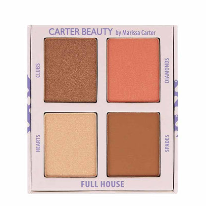 Carter Beauty By Marissa Carter Full House Mixed Face Palette | Highlighter | Bronzer | Blusher | Marissa Carter Beauty