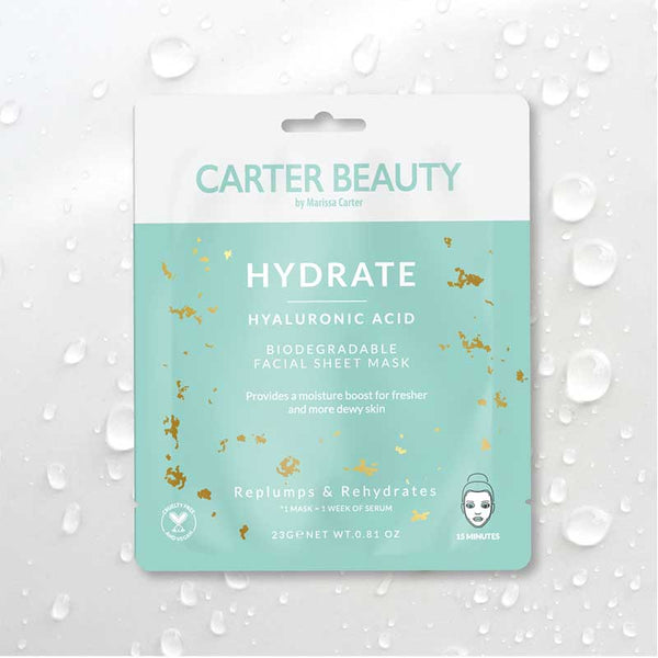 Carter Beauty By Marissa Hydrate Hyaluronic Acid Sheet Mask