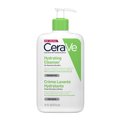 CeraVe Hydrating Cleanser For Normal to Dry Skin | Ceramides | Face Wash | Body Wash | cerave | cerave skincare | cerave skin care | cerave cleanser | cerave hydrating cleanser | cerave face wash | cerave body wash 