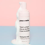 Grace & Stella Foaming Face Wash | gentle face wash | make up remover | dry skin