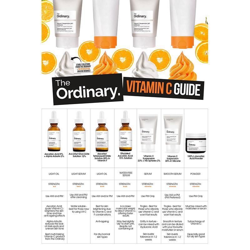 The Ordinary Vitamin C Suspension 30% in Silicone | Vitamin C Serum | Skin Brightening | Anti-aging | Ireland