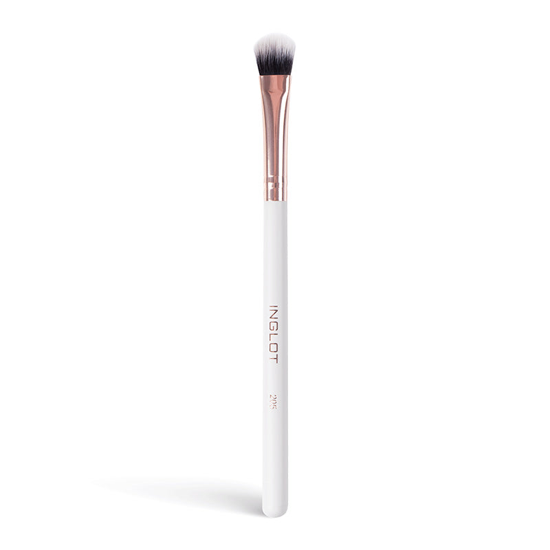 Inglot Feather Luxe Detailed Skin & Eye Brush 205 |  Feather Luxe Brush Collection | eye brush | skin brush | face brush  | synthetic brush | vegan | cruelty free | concealer application