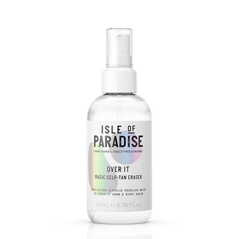 Isle of Paradise Over It Magic Self-Tan Eraser | glycolic micellar water exfoliator | self tan remover