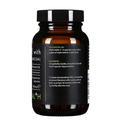 KIKI Health Zeolite With Activated Charcoal Capsules | anti gas capsules