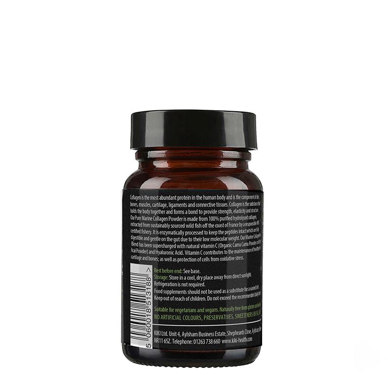 KIKI Health Marine Collagen Beauty Blend Powder | Vitamin C | Hyaluronic Acid 