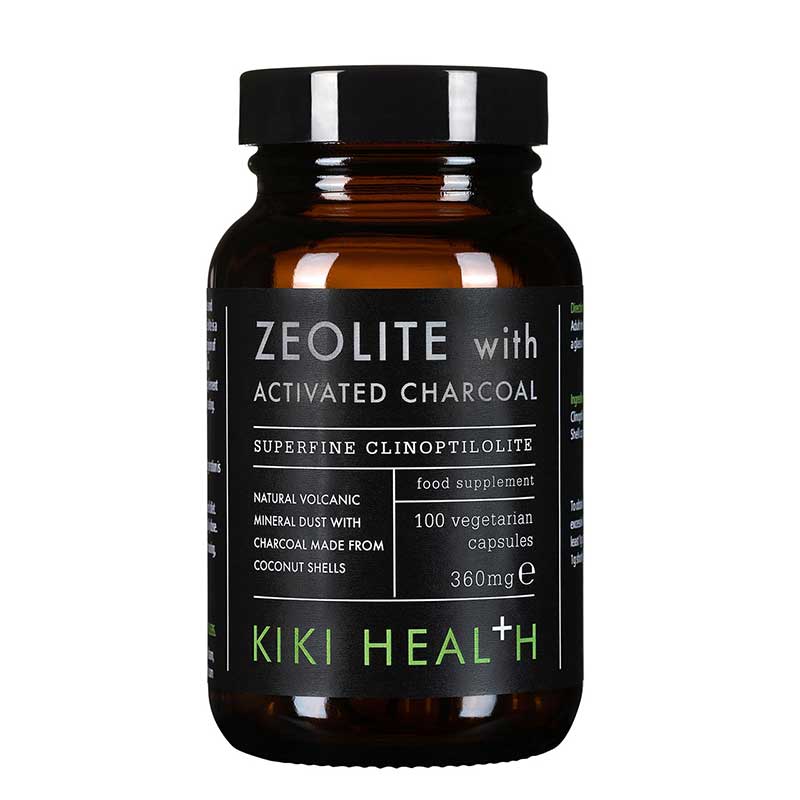 KIKI Health Zeolite With Activated Charcoal Capsules | anti gas capsules
