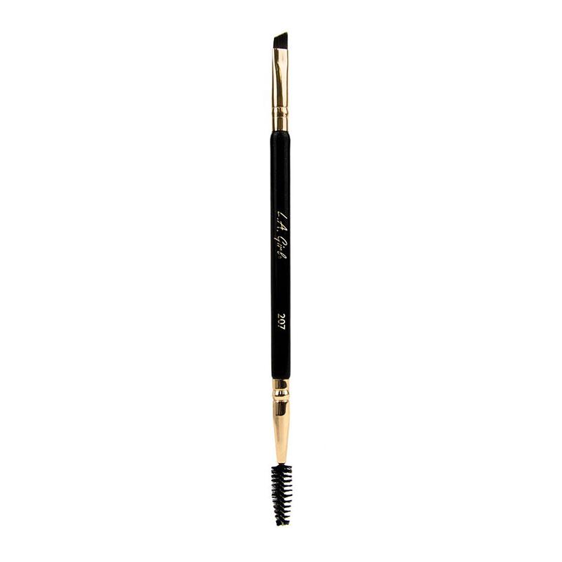 LA Girl PRO.Brushes - 207 Duo Brow Brush | eyebrow make up brush