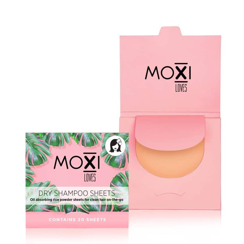 Moxi Loves Dry Shampoo Sheets | rice powder dry shampoo
