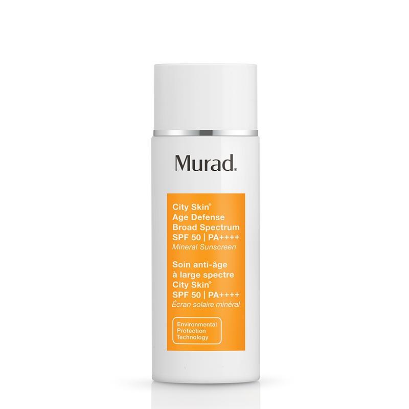 Murad City Skin Age Defense Broad Spectrum SPF 50 | mineral sunscreen | anti aging sun cream