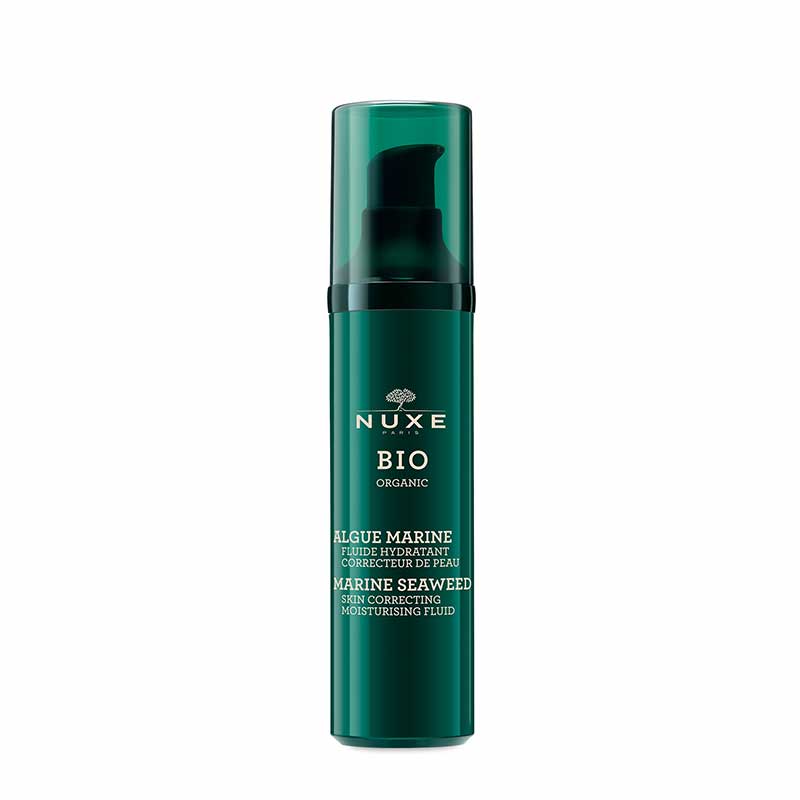 NUXE Organic Skin Correcting Moisturising Fluid | uneven skin tone | blemishes | skin redness 