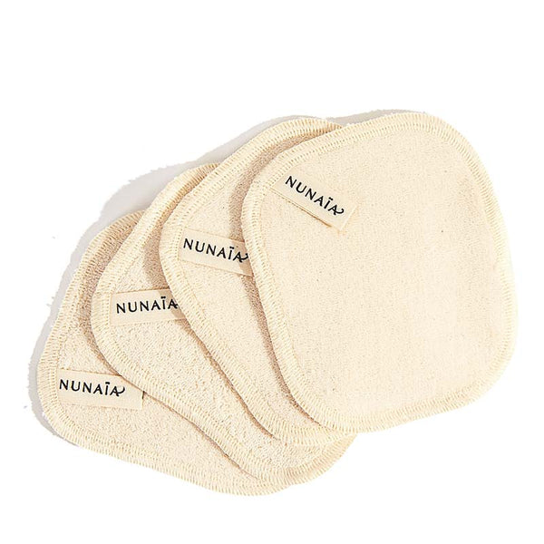 Nunaia Facial Cleansing Ovals - 4 Pack | Nunaia | Cleansing cloths |  Nunaia skincare | cleanser | skincare cleanser | Nunaia | facial cleansing oil 