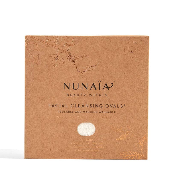 Nunaia Facial Cleansing Ovals - 4 Pack | Nunaia | Facial cleansing cloth | reusable cleansing cloth | cleansing applicator 