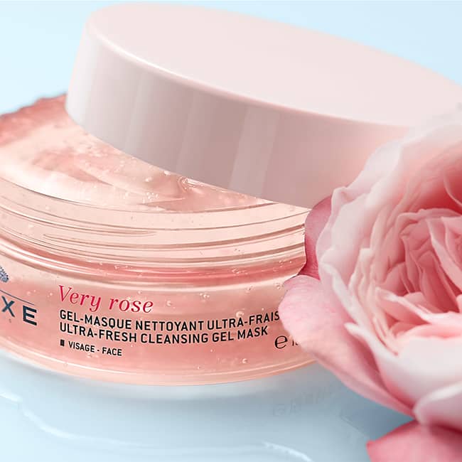 NUXE Very Rose Ultra-Fresh Cleansing Gel Mask | rose facial mask