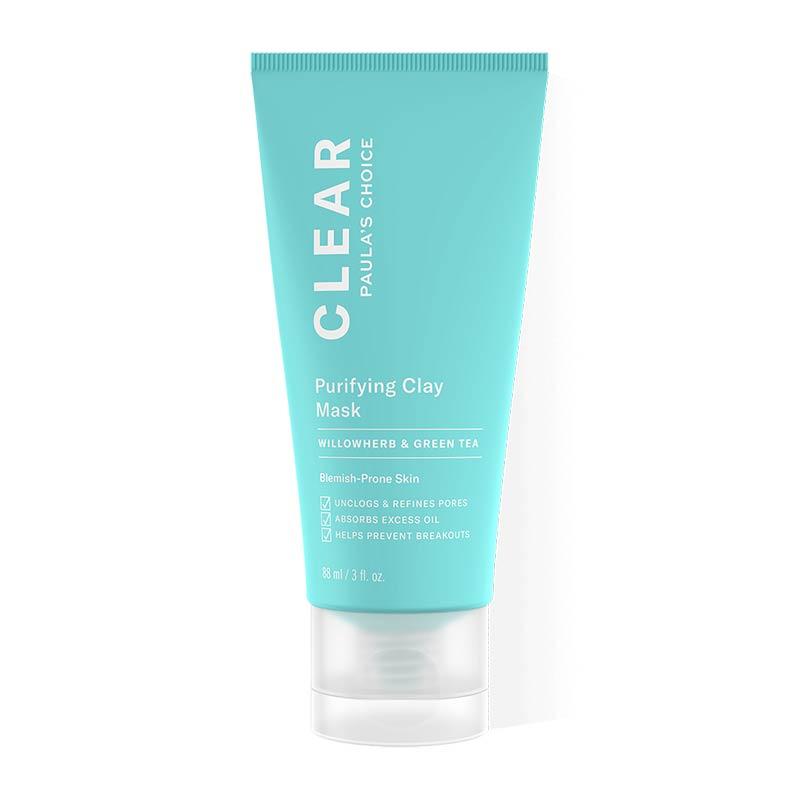 Paula's Choice CLEAR Purifying Clay Mask | salycilic acid face mask | acne face wash