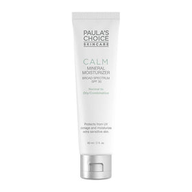 Paula's Choice Calm Redness Relief SPF30 Mineral Moisturizer Normal to Oily Skin | rosacea prone skin sunscreen moisturiser