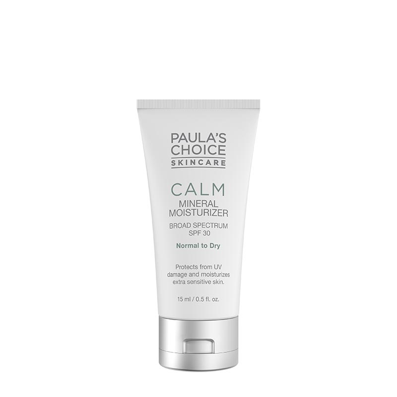 Paula's Choice Calm SPF30 Mineral Moisturizer Normal to Dry Skin | sun protection mineral moisturser