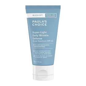 Paula's Choice Resist Super-Light Daily Wrinkle Defense SPF 30 | anti wrinkle sunscreen