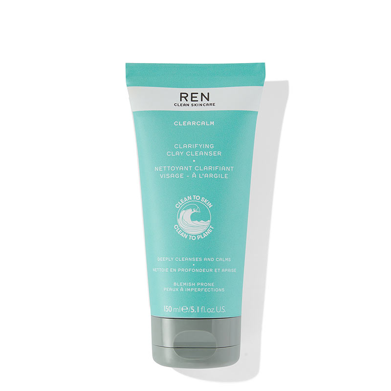 REN Clearcalm3 Clarifying Clay Cleanser | skincare | sensitive skin