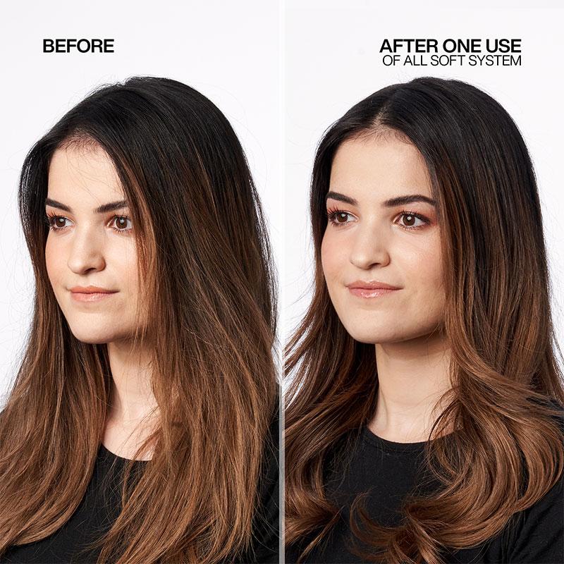 Redken All Soft Conditioner | Brittle hair shampoo | very dry hair shampoo treatment | before and after