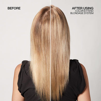 Redken Blondage Shampoo | blonde hair shampoo | purple shampoo | before and after