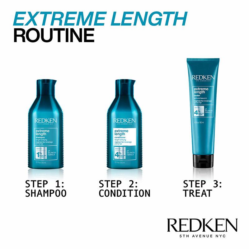 Redken Extreme Length Shampoo | damaged hair shampoo | breaking hair treatment 