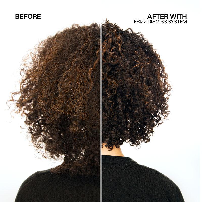 Redken Frizz Dismiss Conditioner | anti frizz treatment | frizzy hair | before and after