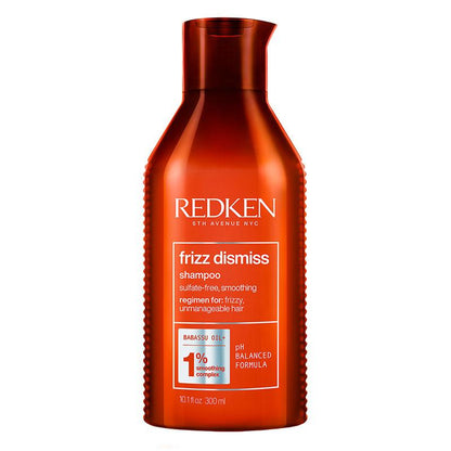 Redken Frizz Dismiss Shampoo | frizzy hair treatment | humidity protection shampoo | sulfate free shampoo