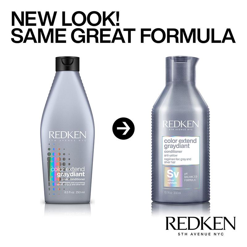 Redken Graydiant Conditioner | silver conditioner | purple shampoo | brassy hair | new packaging