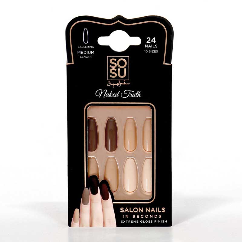 SOSU by Suzanne Jackson Naked Truth Faux Nails 