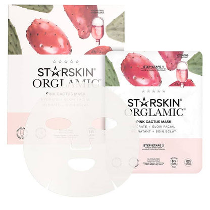 STARSKIN Orglamic Pink Cactus Mask  | dry skin face mask
