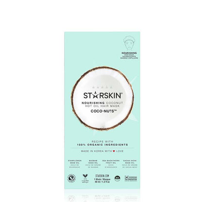 STARSKIN Coco-Nuts Nourishing Coconut Hot Oil Hair Mask Packet 